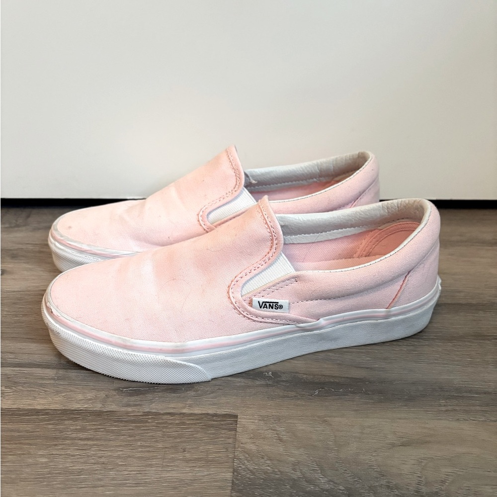 Vans Blush Pink Slip-On Shoes
